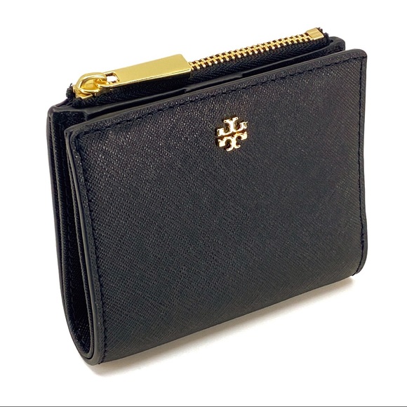 Tory Burch Handbags - Tory Burch Mini Emerson Wallet Black Leather